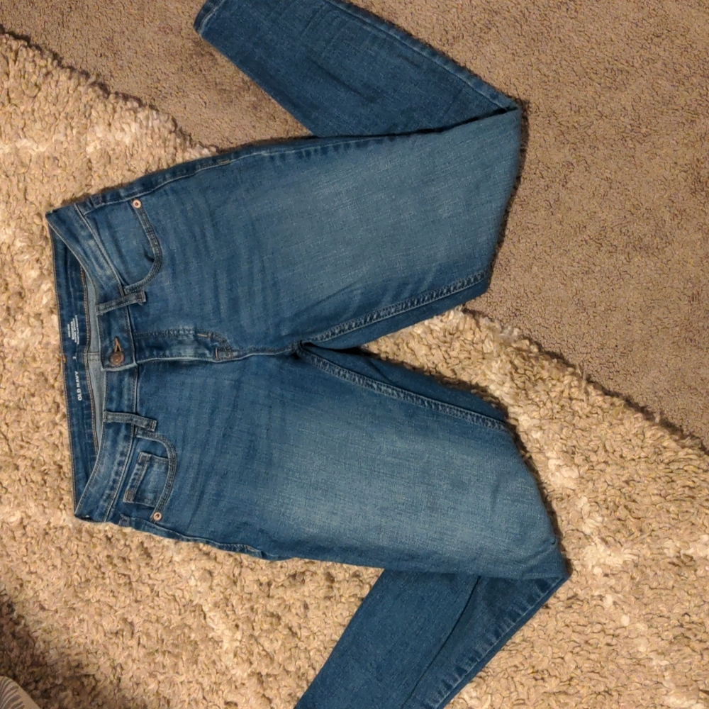 Super skinny high rise jeans, size 2 short